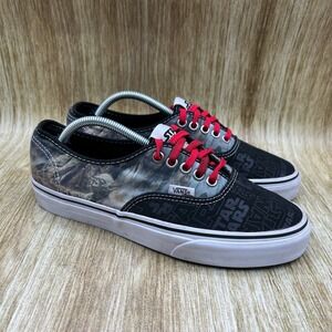 Vans Star‎ Wars x Authentic Yoda 2014 Women's Size 8.5 Black Sneakers Shoes